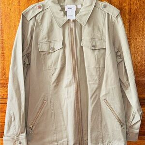 Belle by Kim Gravel Lightweight Utility Jacket